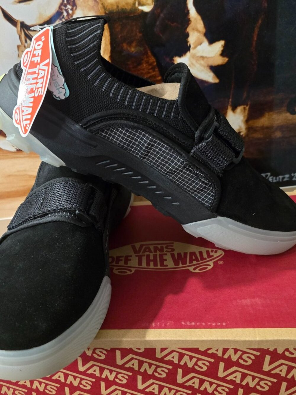 VANS Coast CC Shoes Suede Covert Black/Black VN0A5JMCBKA Slip-On RARE Sz 10 NEW